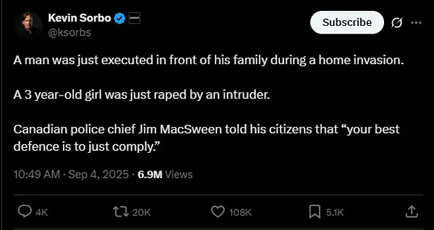 York Police Chief's Controversial Home Invasion Advice Sparks Debate on Limited Public Access to Information