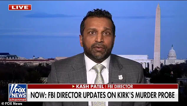 FBI Director Kash Patel Reveals Tyler Robinson Allegedly Wrote 'Take Out' Note Before Killing Charlie Kirk