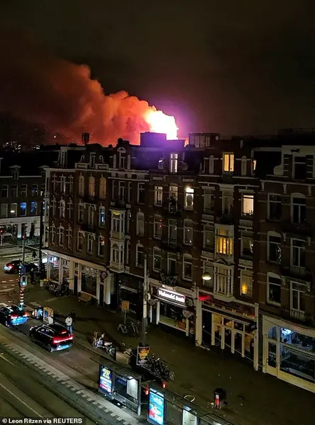 Exclusive: Unprecedented Chaos and Tragedy as New Year's Eve Violence in the Netherlands Leaves Two Dead and a Historic Church in Ruins