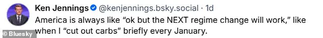Ken Jennings Announces Support for Any Candidate Pledging Prosecution of Trump Administration Following ICE Shooting Death of Renee Nicole Good