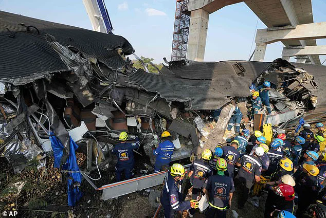 Catastrophic Crane Collapse in Thailand Kills 28, Injures Over 80 on High-Speed Train