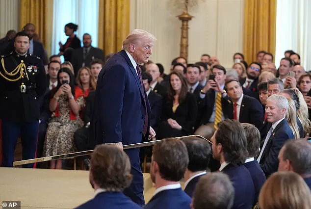 Bipartisan Celebration at White House as Trump Honors Florida Panthers, Mixing Flattery and Criticism