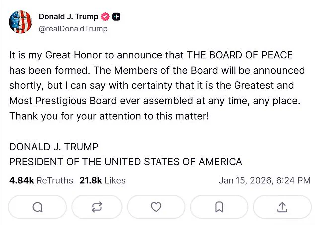 Trump's 'Board of Peace' Launches Gaza Governance Overhaul, Redefining Regional Dynamics