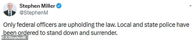 Miller: 'Local Authorities Must Enforce Federal Immigration Laws' as Tensions Rise in Minneapolis