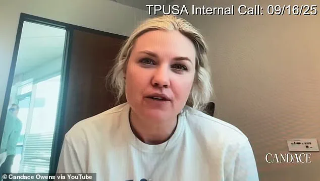 Candace Owens Leaks Video Call of Erika Kirk Addressing TPUSA Employees After Husband's Assassination, Fueling Ongoing Conflict