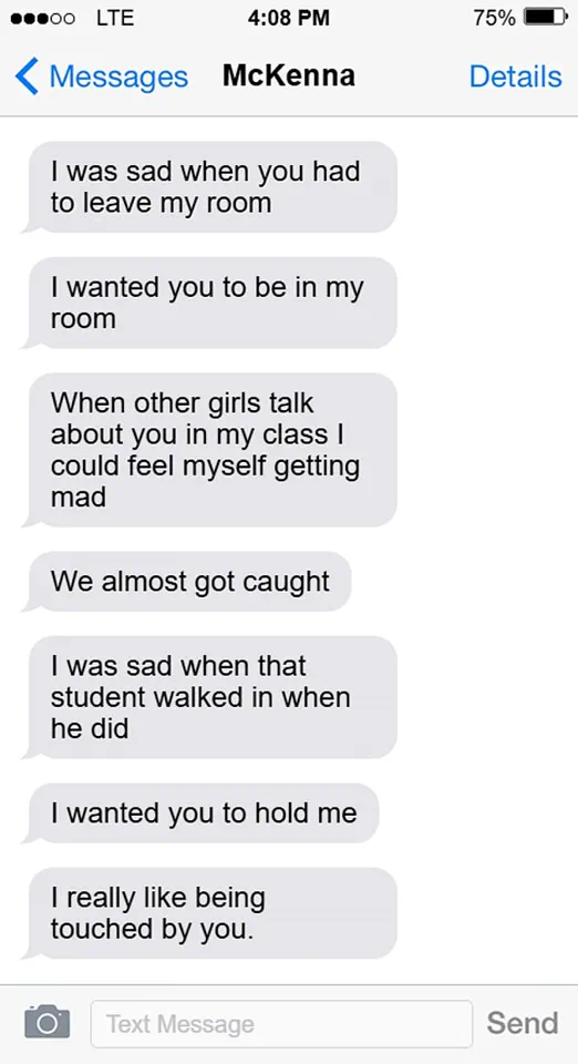 Spokane Teacher's Affair with 17-Year-Old Student Revealed Through Emotional Messages