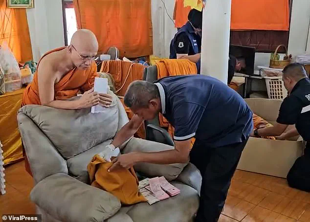 Thai Monks Arrested in Police Raid at Chonburi Monastery Over Porn, Drugs, and Firearms