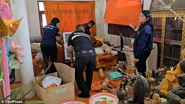 Thai Monks Arrested in Police Raid at Chonburi Monastery Over Porn, Drugs, and Firearms