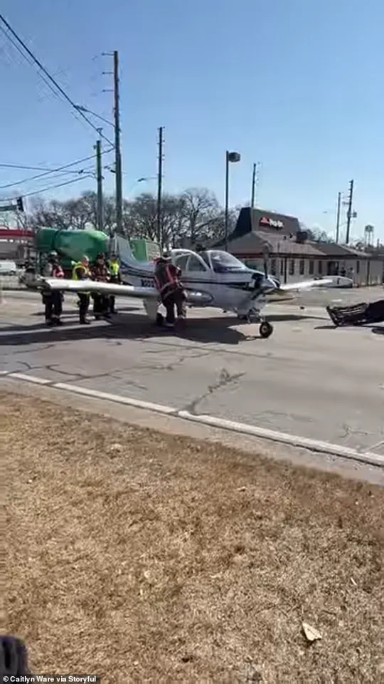 Miraculous Escape as Single-engine Plane Crashes at Busy Intersection in Gainesville, Georgia