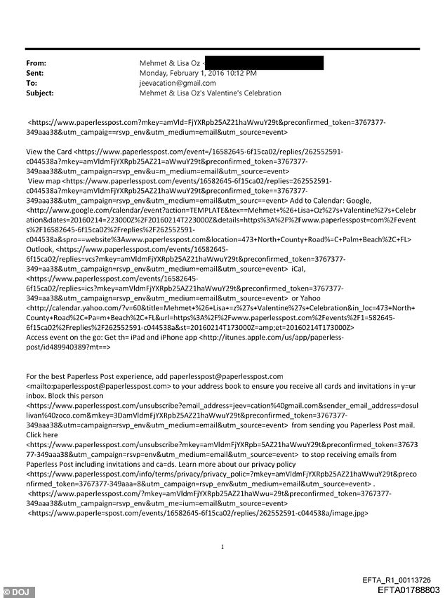 Emails Between Dr. Mehmet Oz and Jeffrey Epstein Surface, Highlighting Ties to Registered Sex Offender