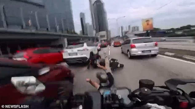 Tragedy on Jalan Tun Razak: Child's Sudden Door Opening Causes Motorcycle Crash in Kuala Lumpur