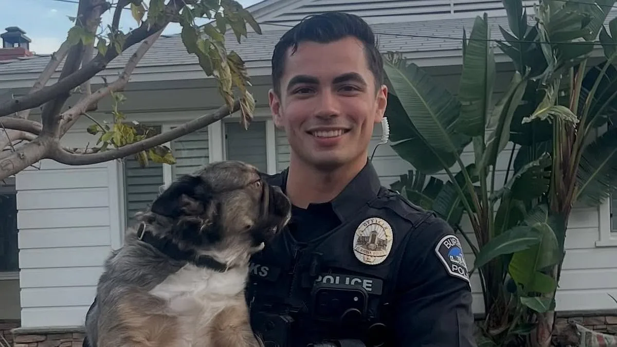 Burbank Officer's Viral French Bulldog Moment Sparks Online Adoration