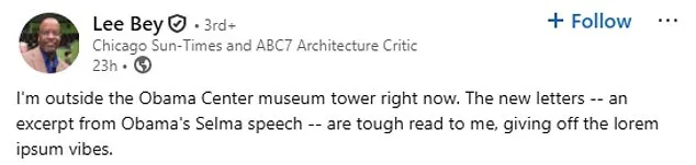 Obama Presidential Center Faces Backlash Over Controversial Design and Execution