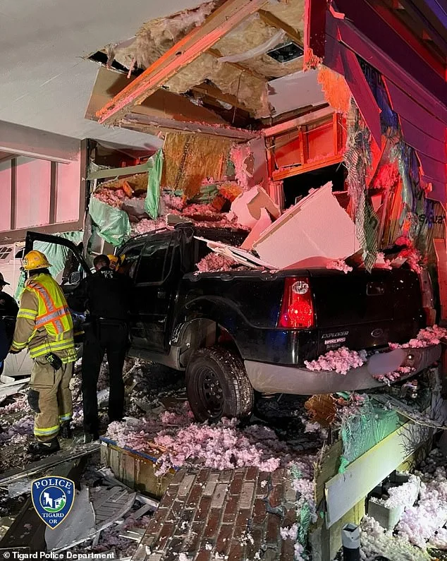 Pickup Truck Soars 100 Feet Through Air Before Crashing Into Oregon Home, Raising Safety Concerns
