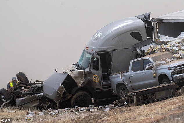 Colorado pileup kills five as blinding 'brown out' causes 30-car crash