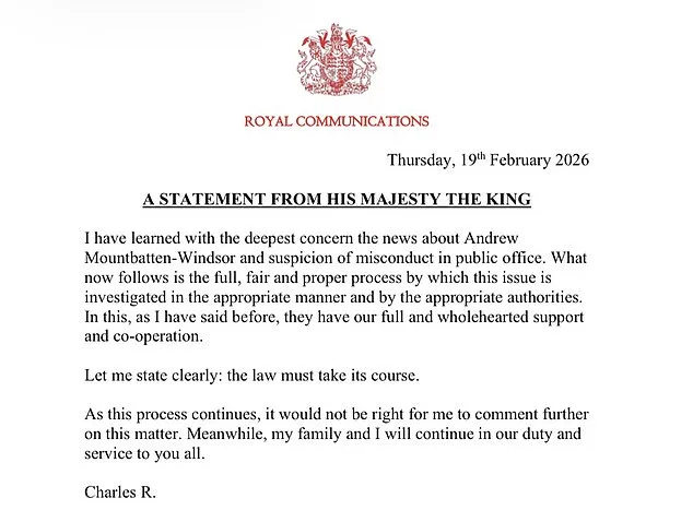 Prince Andrew's Arrest Sparks Royal Crisis as Monarchy Backs Police Action