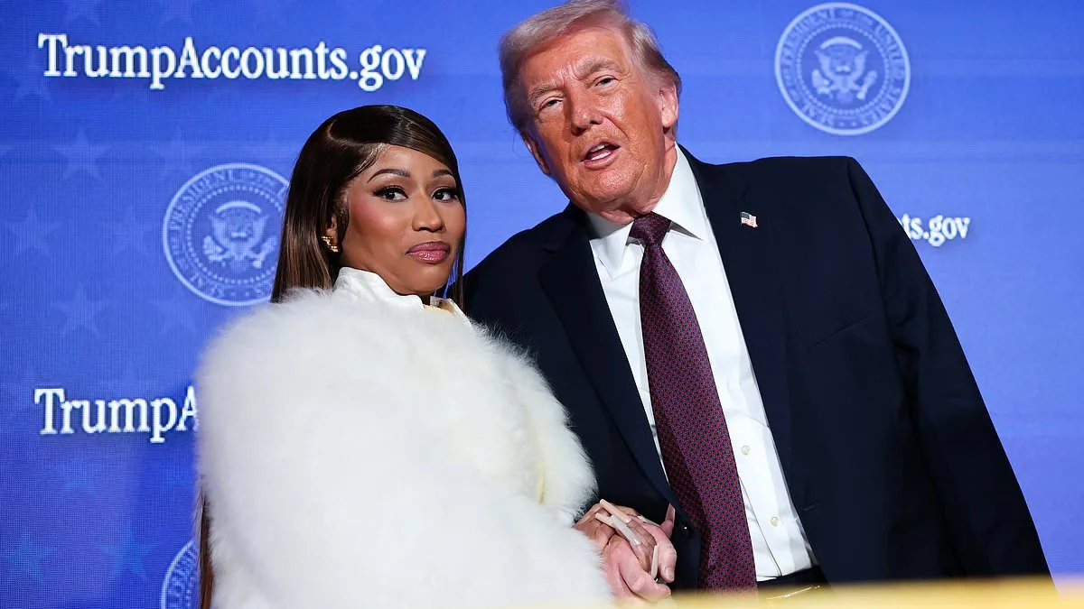 Trump Calls Nicki Minaj His 'No. 1 Fan' at Black History Month Event, Fueling Debate Over Their Relationship