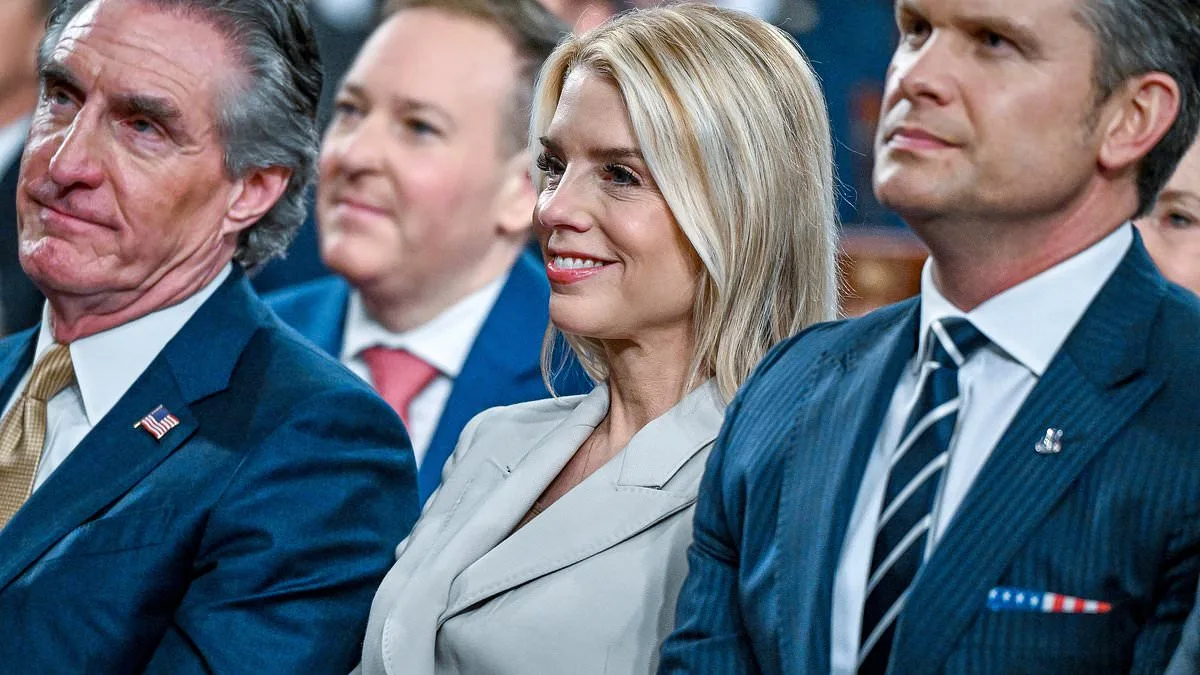 Pam Bondi's Viral Smile at Trump's Dow 50,000 Claim Highlights Administration's Economic Narrative