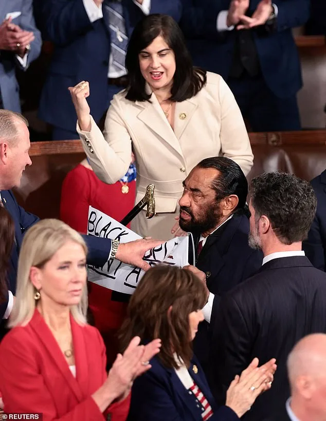 Texas Democrat Al Green Removed from House Chamber During Trump's State of the Union Over Protest Against AI-Generated Obama 'Ape' Video