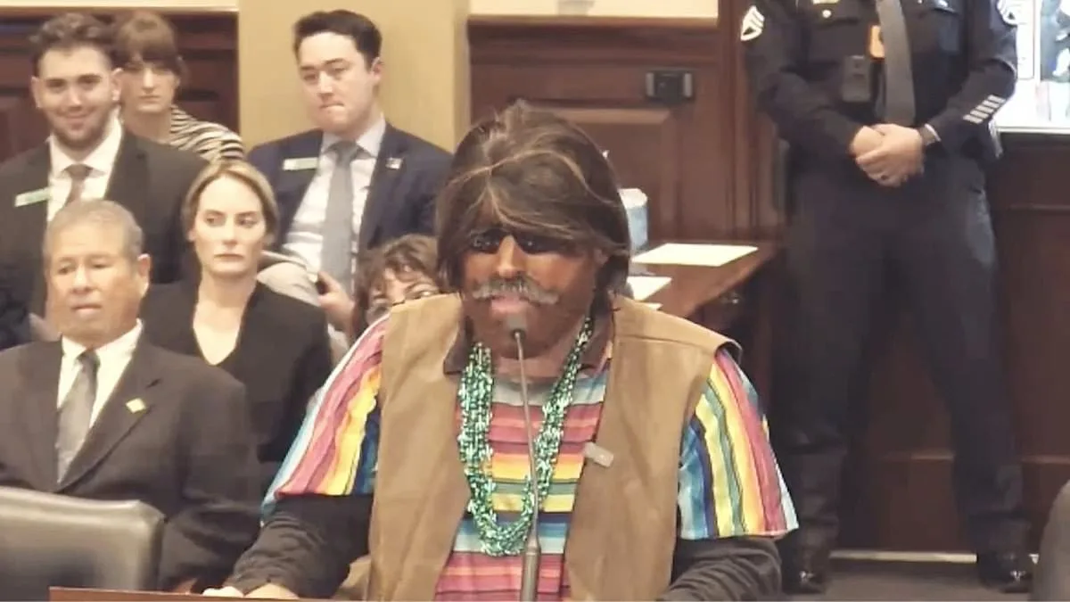 Far-Right Activist Sparks Outrage at Idaho Hearing with Brownface Costume Amid E-Verify Bill Debate