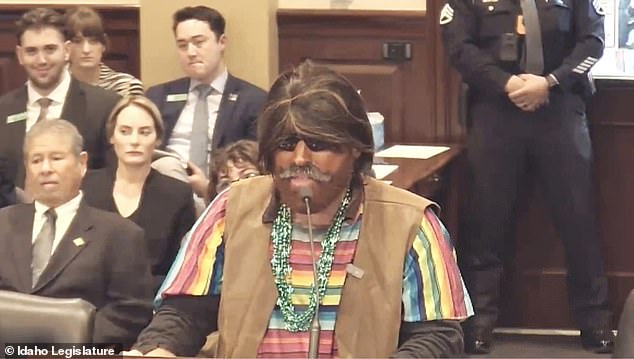 Far-Right Activist Sparks Outrage at Idaho Hearing with Brownface Costume Amid E-Verify Bill Debate
