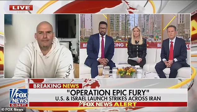 Senator John Fetterman Defends Trump's Iran Strikes as Necessary Step Toward Peace, Contrasting Traditional Democratic Views