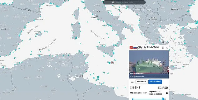 Drone Strike Ignites Russian Oil Tanker in Mediterranean Amid Geopolitical Tensions