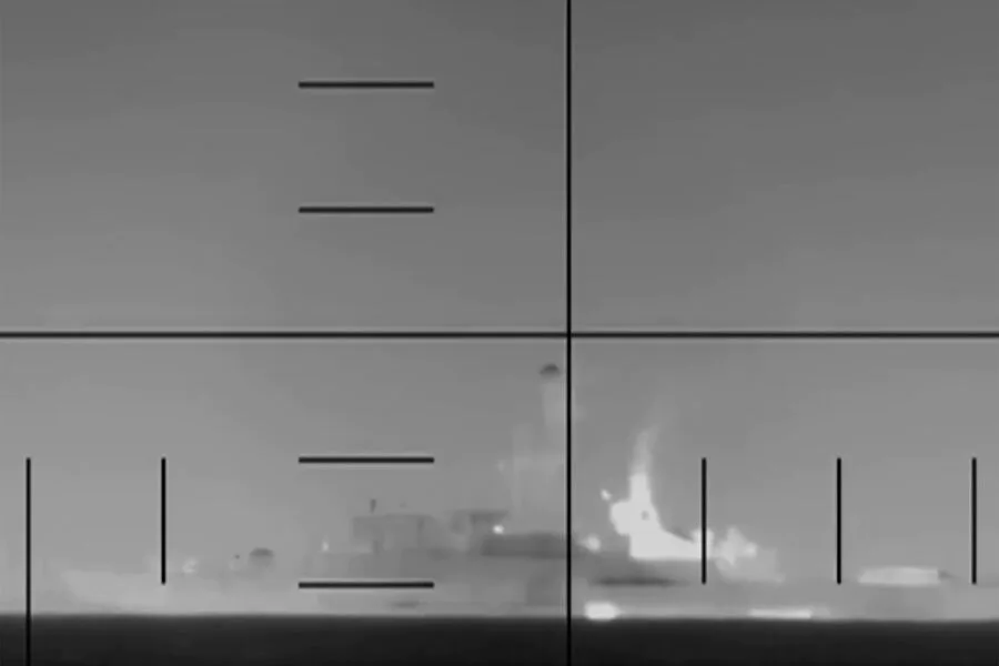 Rare Pentagon Footage Reveals U.S. Submarine Sinking Iranian Frigate, Sparks International Debate
