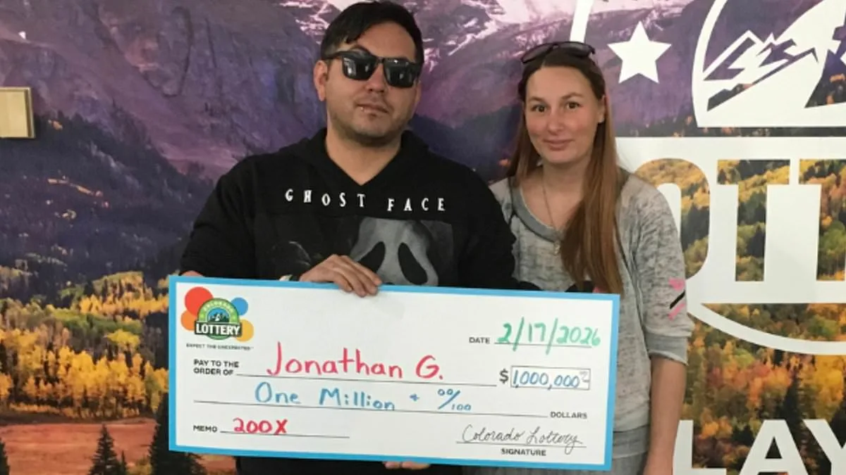Colorado Man's $1 Million Lottery Win Marks End of Years of Struggle