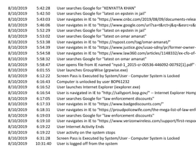 DOJ Discloses Tova Noel's Unusual Actions Before Epstein's Death, Raising Oversight Concerns