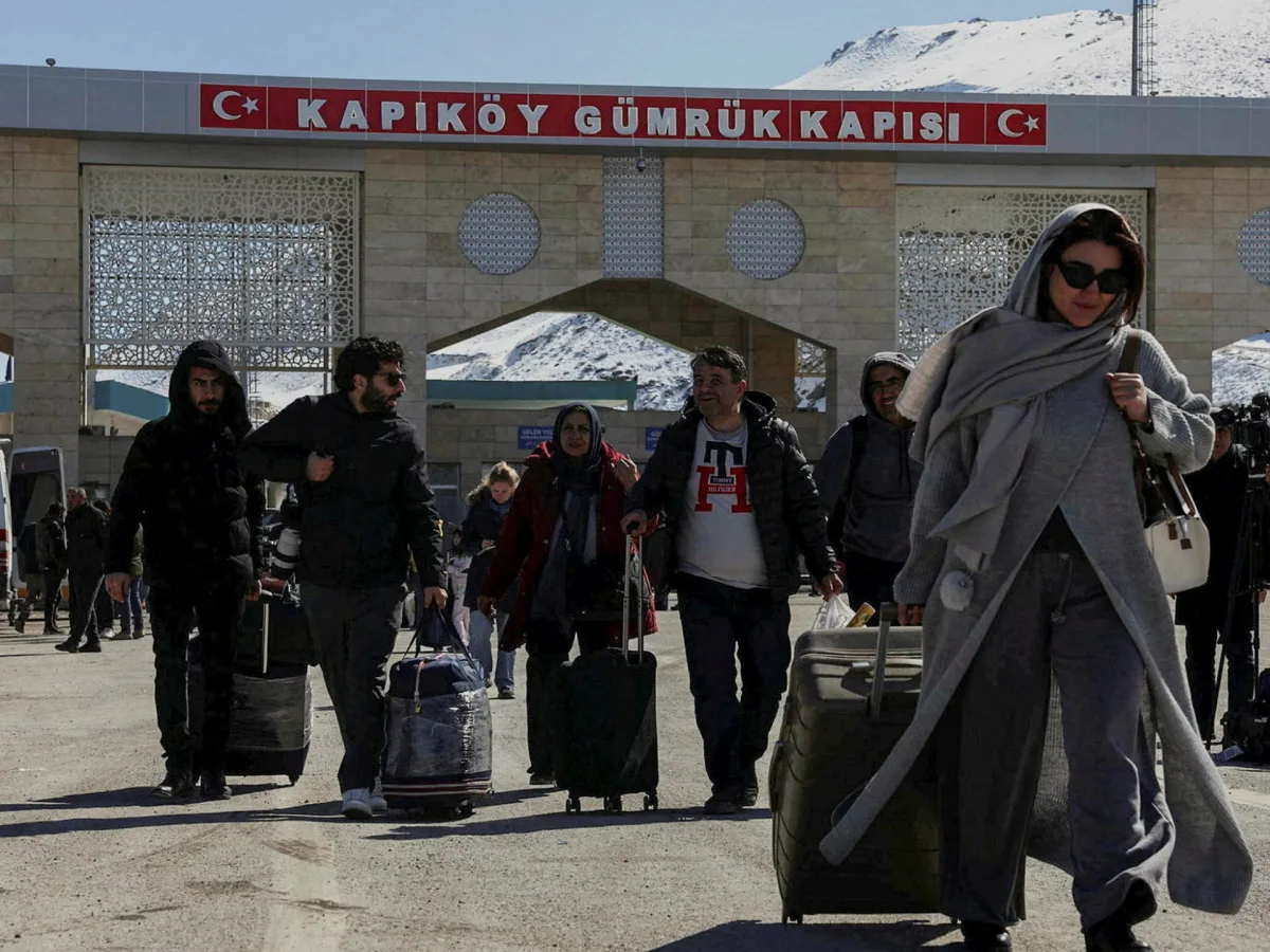 At Turkey's Kapikoy Border, Families Flee Iranian Chaos and Violence