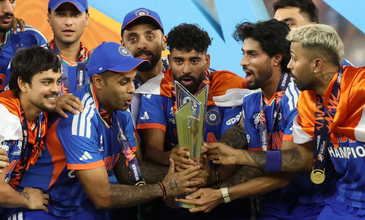 India's Cricket Team Celebrates Historic T20 World Cup Victory with Record-Breaking $14.24 Million Bonus from BCCI