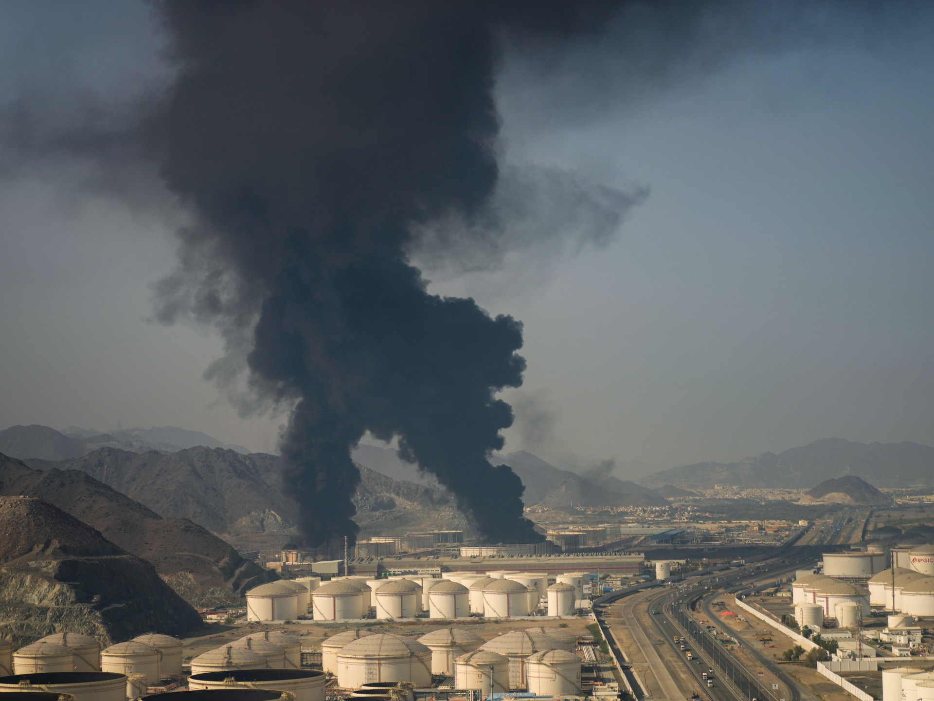Drone Attack Sparks Fire at Fujairah Oil Hub Amid Escalating Tensions Between Iran and Gulf States