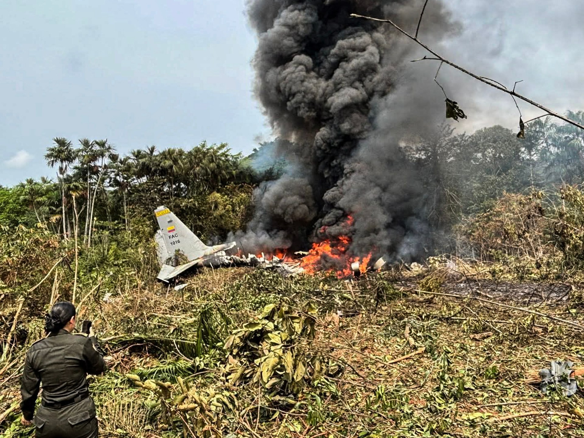 Colombian Hercules C-130 Crash Claims 1 Life, Leaves 43 Missing Amid Aviation Tragedy Series