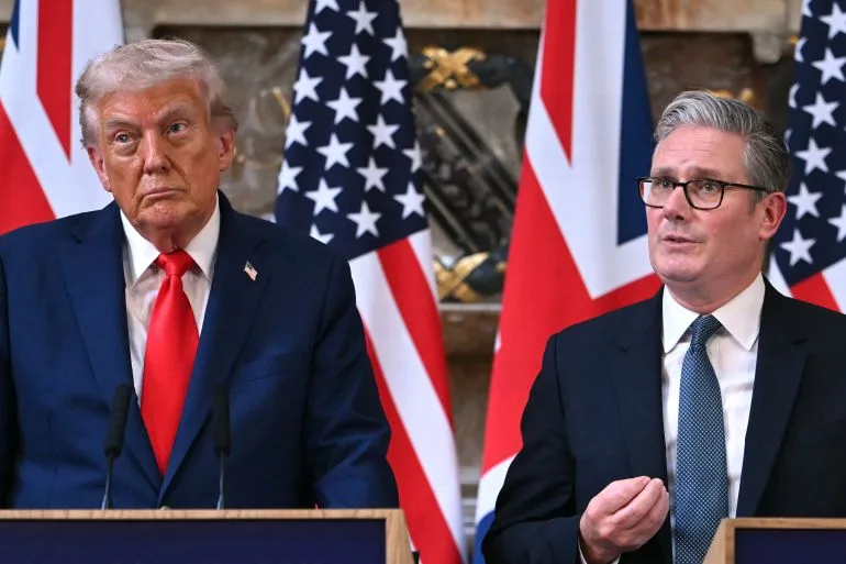 Trump Shares Satirical SNL Sketch Mocking Starmer's Reaction to Phone Call with UK PM