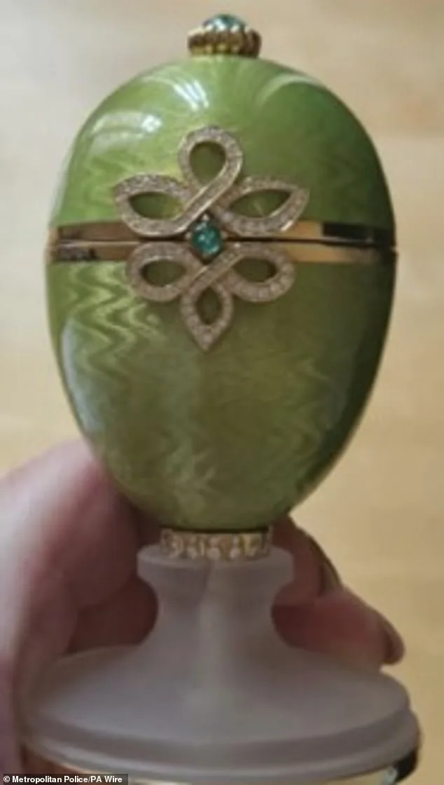 2m Fabergé Egg Stolen in Brazen London Daylight Heist – Thief Unaware of Its Value