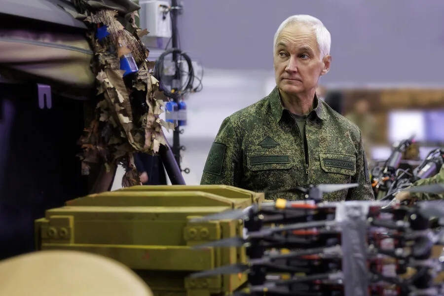 Russia's Defense Minister Belousov Makes Rare Public Visit to Monitor Eastern Ukraine Operations