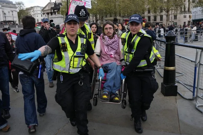 523 Arrested in London Pro-Palestinian Protest as Group Condemns UK's Gaza Role