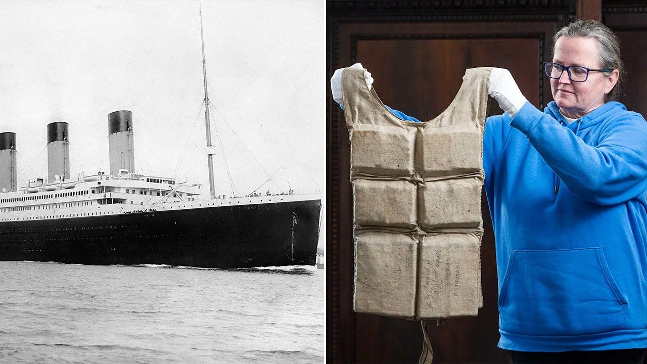 Titanic Life Jacket Shatters Auction Records, Selling for $906,000