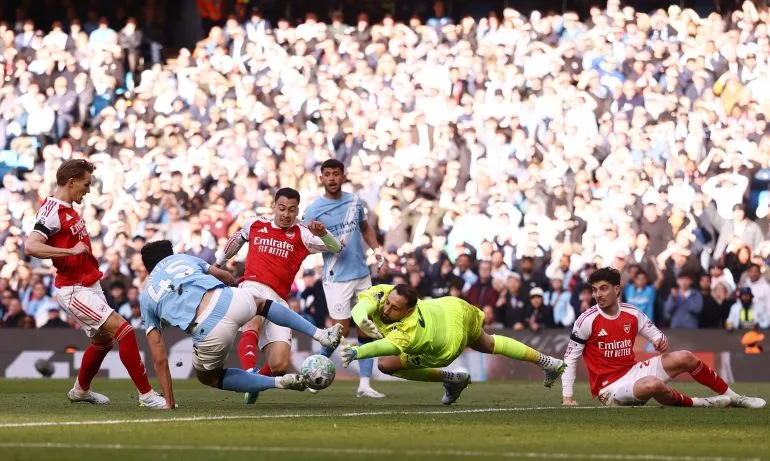 Haaland Goal Puts Manchester City Within Three Points of Arsenal Title Lead