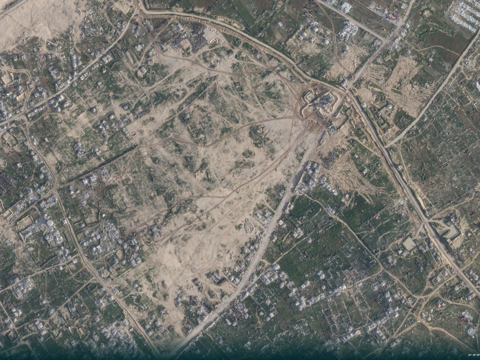 Satellite images reveal Israel building permanent military infrastructure in Gaza.