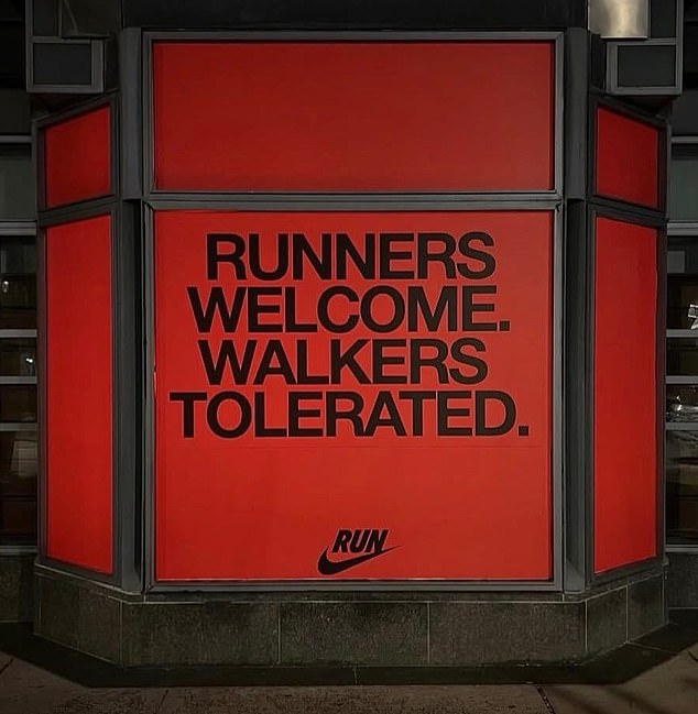 Nike accused of elitism after ads target Parkrun walkers in London.