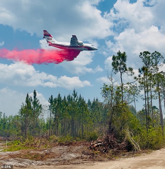 Volunteer firefighter dies from medical emergency while battling fierce wildfires in Florida
