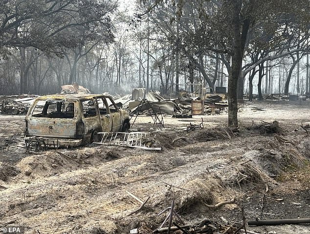 Volunteer firefighter dies from medical emergency while battling fierce wildfires in Florida