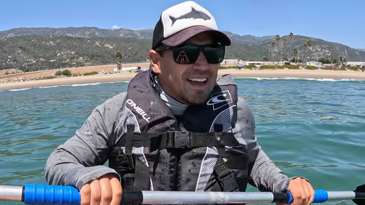 Great White Shark Bites Filmmaker's Camera During Malibu Kayaking Expedition