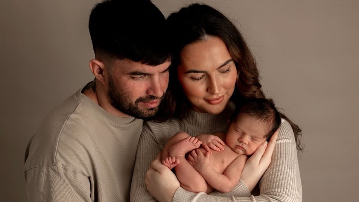 Parents relieved after successful open heart surgery saves their infant son.