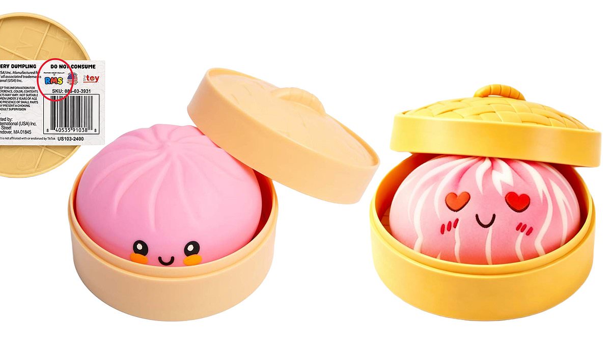 Safety experts warn squishy dumpling knock-offs contain dangerous chemicals.
