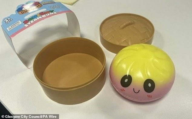 Safety experts warn squishy dumpling knock-offs contain dangerous chemicals.