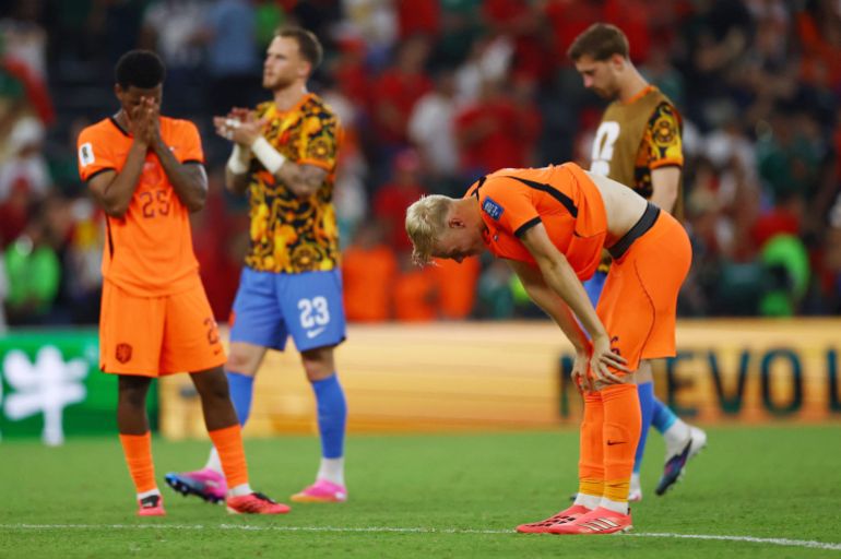 Morocco defeats Netherlands in penalty shootout to reach World Cup last 16.