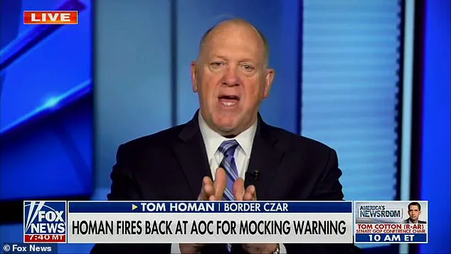 Ocasio-Cortez vs. Tom Homan: Immigration Enforcement at the Center of a Political Feud